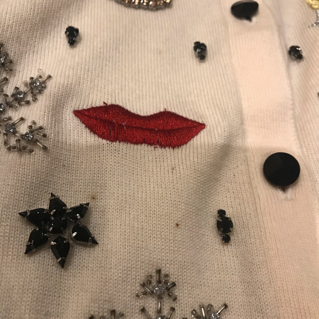 Alice+Olivia(アリスアンドオリビア)のアリス＆オリビアビーズ刺繍カーディガン レディースのトップス(カーディガン)の商品写真