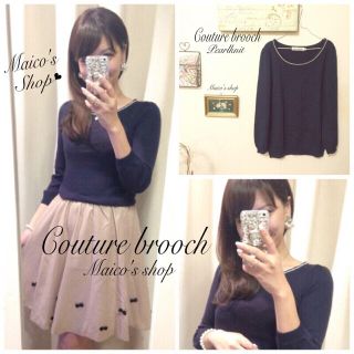 アナトリエ(anatelier)の美品♡Couture broochニット(ニット/セーター)