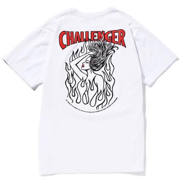 ☆本日のみ値下げ☆CHALLENGER FIRE LADY TEE52cm着丈