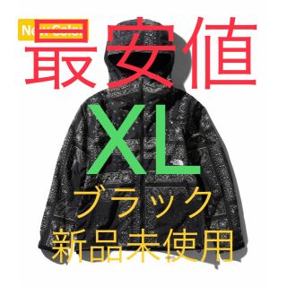 ザノースフェイス(THE NORTH FACE)の●2/29 22時迄限定値下げ●コンパクトジャケット　レディースXL バンダナ黒(マウンテンパーカー)