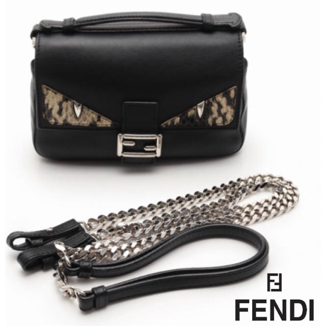 フェンディ FENDI ハンドバッグ ショルダーバッグ2wayダブルモンスター