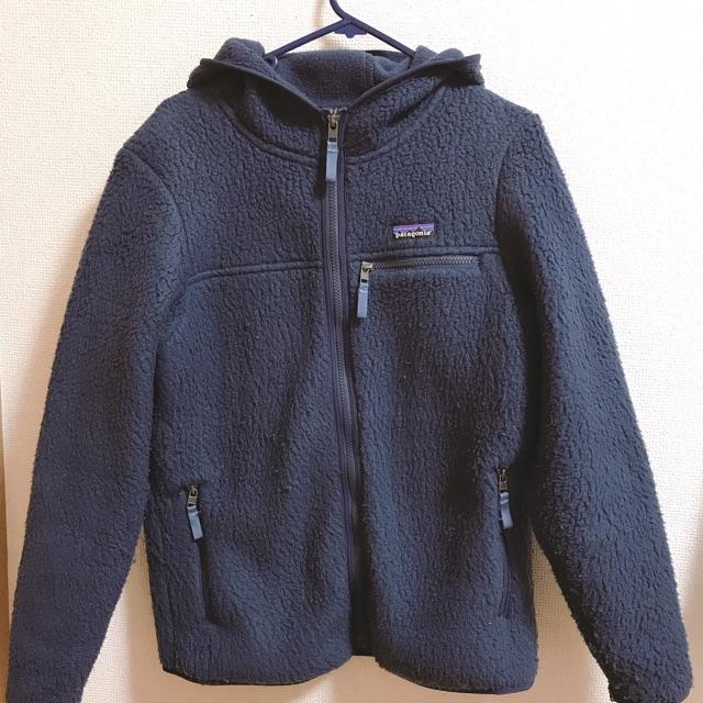 patagonia - パタゴニア　ウィメンズ　レトロ　パイル　フーディ　パーカー　フリース　ネイビー