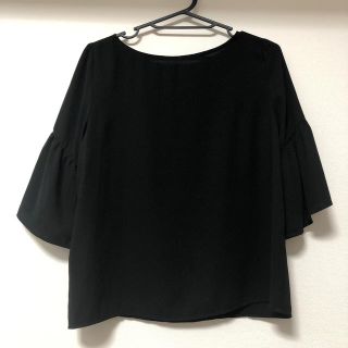 ナチュラルビューティーベーシック(NATURAL BEAUTY BASIC)の★mini♡様専用★ナチュラルビューティーベーシック♡黒ブラウス(シャツ/ブラウス(長袖/七分))