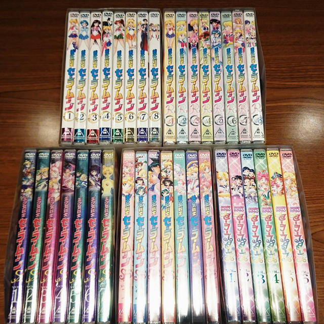 【未開封あり】美少女戦士セーラームーン DVD 限定box & 全特典付き