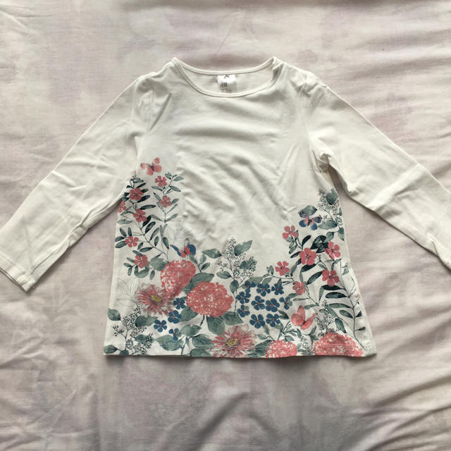 H&M(エイチアンドエム)のH&M長袖Tシャツ　85cm女の子 キッズ/ベビー/マタニティのベビー服(~85cm)(Ｔシャツ)の商品写真