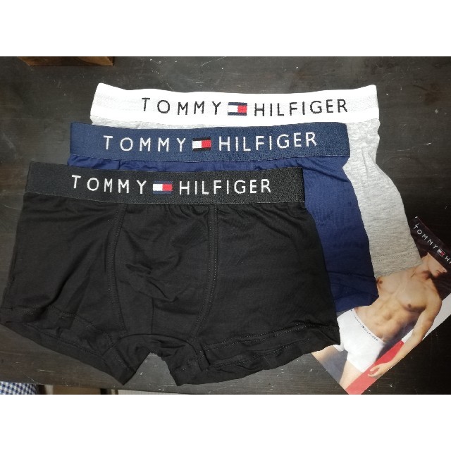 TOMMY HILFIGER(トミーヒルフィガー)のTOMMY HILFIGER
ボクサーパンツ
Lサイズ
3枚組

新品未使用品に メンズのアンダーウェア(ボクサーパンツ)の商品写真