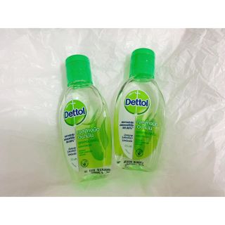 Dettol アルコール ジェル 消毒 ウィルス  手指 2点セット(アルコールグッズ)