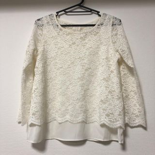 プロポーションボディドレッシング(PROPORTION BODY DRESSING)のプロポーション♡白レースブラウス(シャツ/ブラウス(長袖/七分))