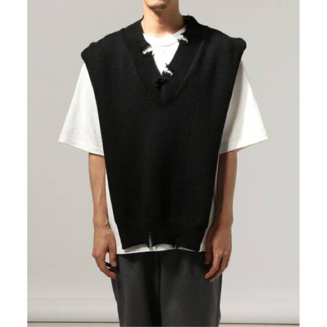 MAISON MARGIELA Gauge Jersey V-NECK VEST