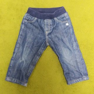 プチバトー(PETIT BATEAU)のプチバトー　デニムパンツ　裏地付(パンツ)