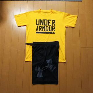アンダーアーマー(UNDER ARMOUR)のアンダーアーマー ジュニアシャツ&パンツ(中古)(Tシャツ/カットソー)