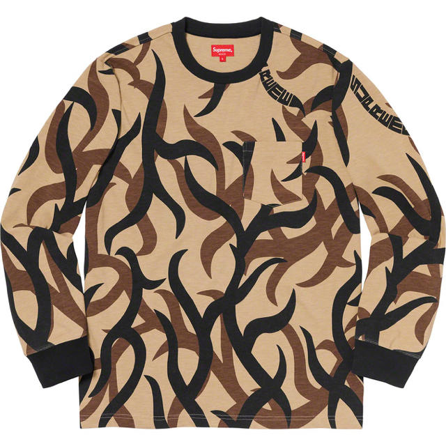 Supreme - Supreme L/S Pocket Tee Tan Tribal Camoの通販 by こースケ ... Supreme L/S Pocket Tee Tribal Camo