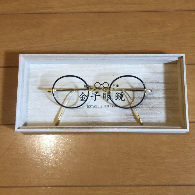 金子眼鏡　ゴールドフレーム　ラウンドサングラス/メガネ