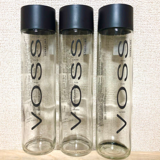 値下げ　Voss　2本セット　ガラス瓶　マイボトル　空瓶　375 タンブラー(容器)