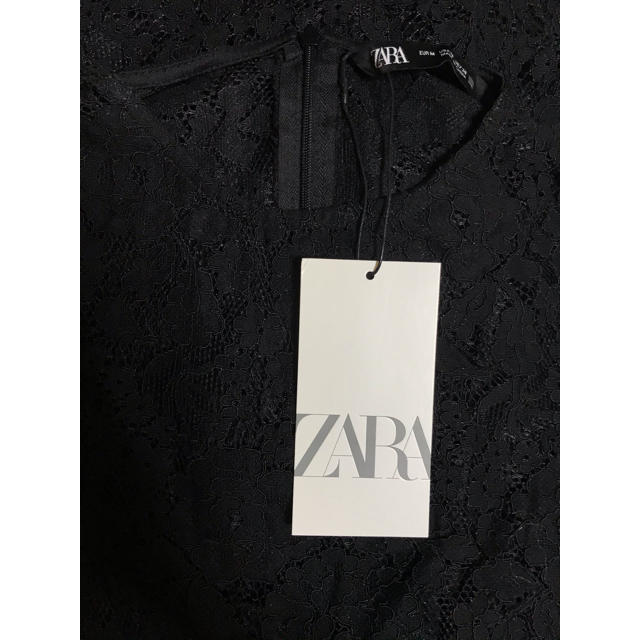 ZARA(ザラ)の新品★ZARA★総レース★ミディ丈★ワンピース★M レディースのワンピース(ひざ丈ワンピース)の商品写真