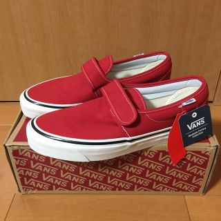 ヴァンズ(VANS)のVANS SLIP ON 47 V ANAHEIM RED 28.5cm(スニーカー)