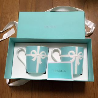 Tiffany マグカップ リボンデザイン