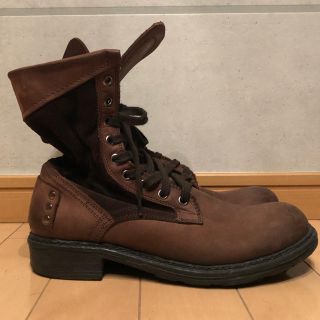 ユナイテッドアローズ(UNITED ARROWS)のgianni russo ジャンニルッソ　編み上げエンジニア？ブーツ　37(ブーツ)