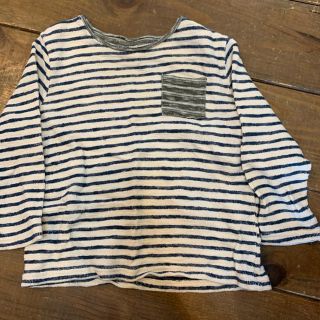 ザラキッズ(ZARA KIDS)のzara ザラ  ボーダー　カットソー　104  (Tシャツ/カットソー)