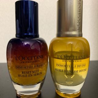 ロクシタン(L'OCCITANE)のL'OCCITANE イモーテルオイル 2種セット (フェイスオイル/バーム)