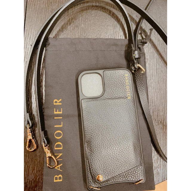 iPhone11 BANDOLIER EMMA バンドリヤー  エマ　ゴールド