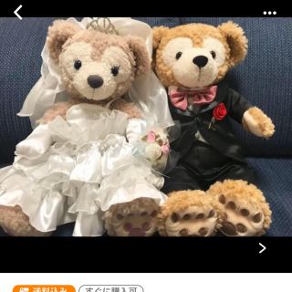 りむ様用　ダッフィとシェリーメイ結婚式(ウェルカムボード)