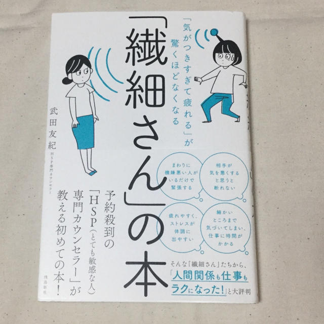 「繊細さん」の本 「気がつきすぎて疲れる」が驚くほどなくなる エンタメ/ホビーの本(ビジネス/経済)の商品写真