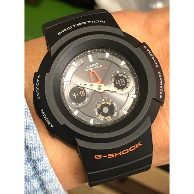 G-SHOCK/デジアナ/アローズ/電波ソーラー/時計/コラボ/限定/美品/箱付時計