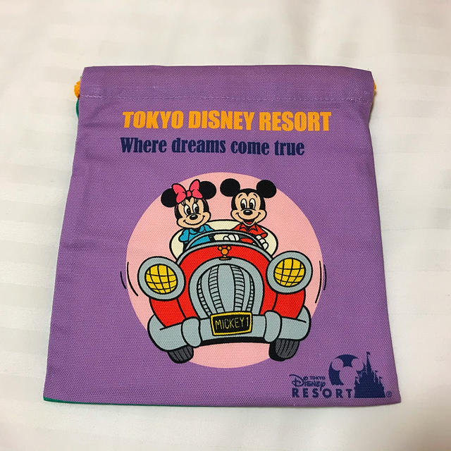 Disney(ディズニー)のTDR きんちゃく エンタメ/ホビーのおもちゃ/ぬいぐるみ(キャラクターグッズ)の商品写真