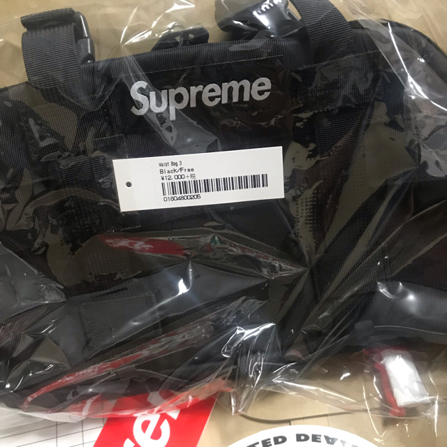 Supreme(シュプリーム)のsupreme 19fw waist bag black 黒 メンズのバッグ(ウエストポーチ)の商品写真