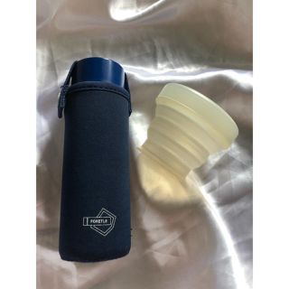 エアウォーク(AIRWALK)のタンブラー ステンレス カバー付き 150ml ブルー 軽くて小さくて可愛い♡(タンブラー)