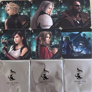 スクウェアエニックス(SQUARE ENIX)のFF7 コースター　6枚(キャラクターグッズ)