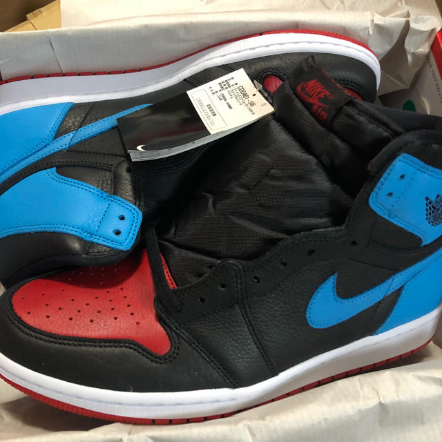 希少AIR JORDAN1 powder blue/gym red 29cm