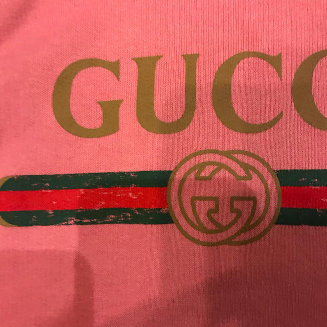 Gucci(グッチ)のグッチ　チルドレン　５y  フードトレーナー キッズ/ベビー/マタニティのキッズ服女の子用(90cm~)(Tシャツ/カットソー)の商品写真