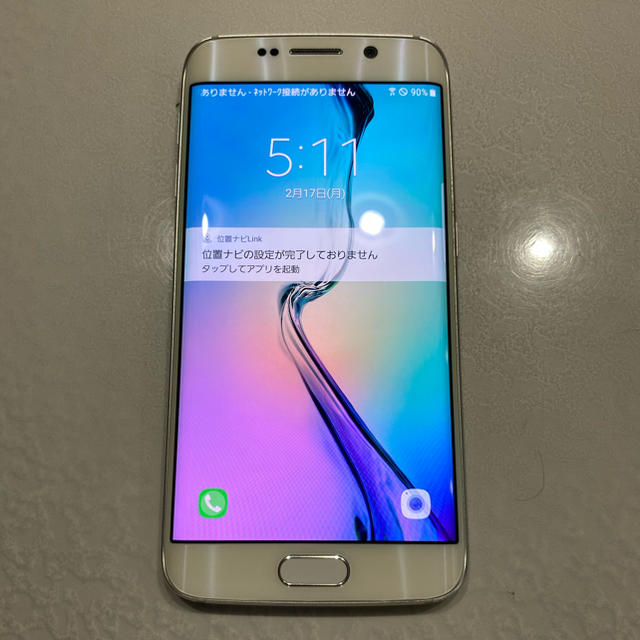 Galaxy - 美品！！ソフトバンク版　Galaxy S6 edge ホワイトの通販