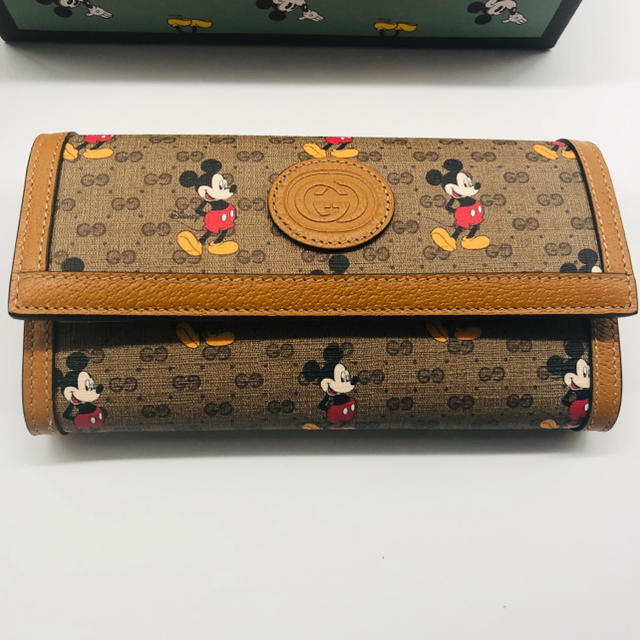 Gucci(グッチ)の日本未入荷　GUCCI×Disney グッチ　ミッキー　コンチネンタルウォレット レディースのファッション小物(財布)の商品写真