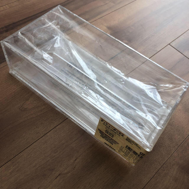 MUJI (無印良品) 無印良品 クリアティッシュケースの通販 by aki's shop｜ムジルシリョウヒンならラクマ