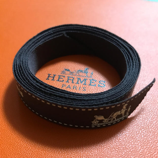 Hermes(エルメス)の美品！ロング！HERMES°✳︎. リボン ハンドメイドの素材/材料(その他)の商品写真