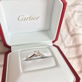 Cartier - 一粒ダイヤ ♡ カルティエ 婚約 指輪の通販 by minnie*'s