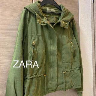 ザラ(ZARA)の※お値下げしました※ ZARA＊カーキミリタリージャケット(ミリタリージャケット)