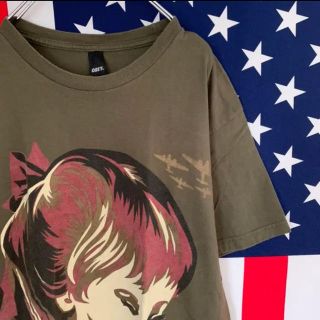 オベイ(OBEY)のUSA古着 OBEY Tシャツ M(Tシャツ/カットソー(半袖/袖なし))