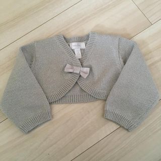 ベビーギャップ(babyGAP)のbaby Gap シルバーラメボレロ 70(カーディガン/ボレロ)