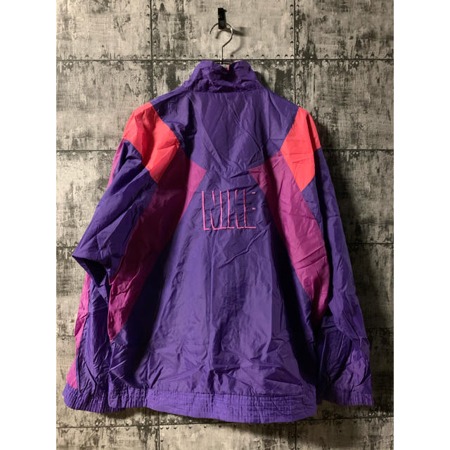 【入手困難】NIKE ナイロンジャケット 銀タグ 90s L ブルー 美品 完売