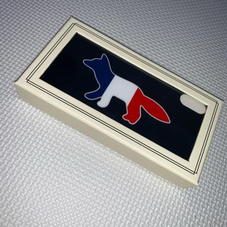 メゾンキツネ(MAISON KITSUNE')の【新品未使用】メゾンキツネ iPhoneケース X/XS用(iPhoneケース)