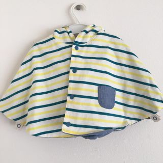 シップスキッズ(SHIPS KIDS)の【美品】SHIPS キッズ　ポンチョ　リバーシブル(ジャケット/コート)