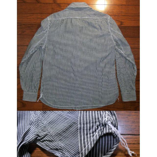 UNITED ARROWS(ユナイテッドアローズ)のアローズ トリプルステッチ 本格 ワークシャツ L / M ブラック メンズのトップス(シャツ)の商品写真