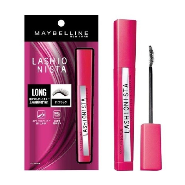 MAYBELLINE(メイベリン)の♪専用♪メイベリン　ラッシュニスタ　N 01　ブラック コスメ/美容のベースメイク/化粧品(マスカラ)の商品写真