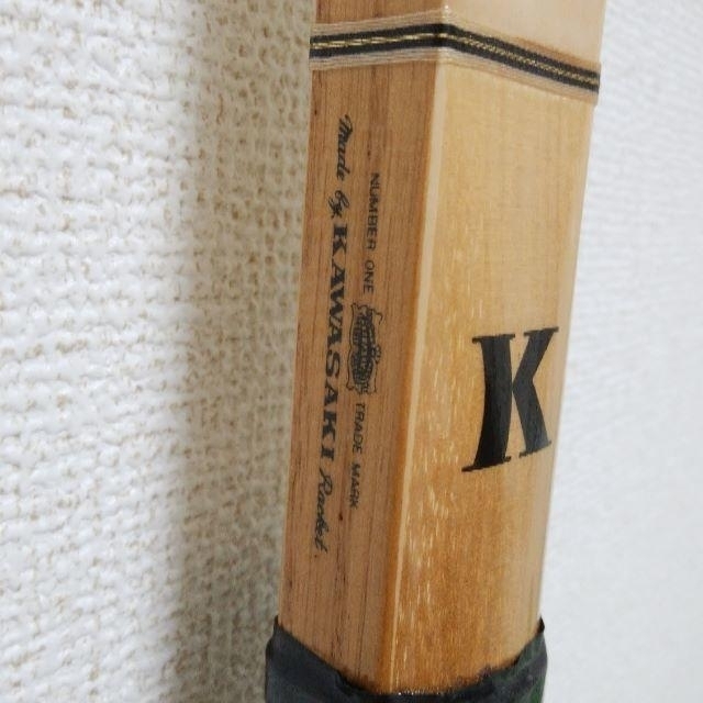 希少☆未使用☆KAWASAKI硬式テニス木製ラケット