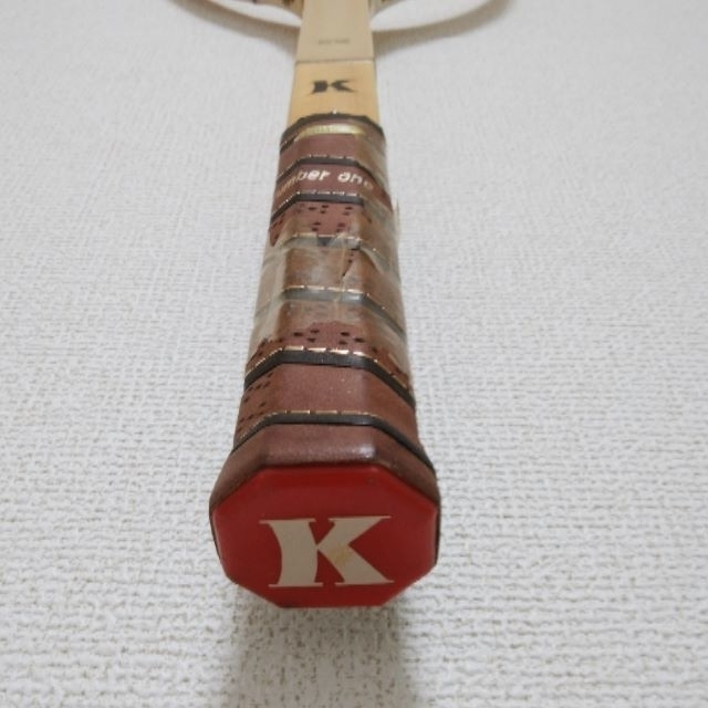 希少★未使用★KAWASAKI硬式テニス木製ラケット"GrandSlam"