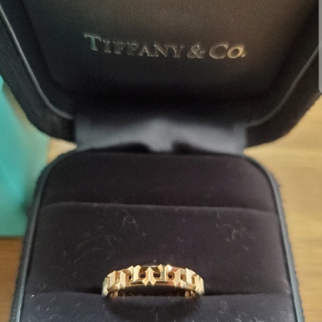 Tiffany & Co. - TIFFANY トゥルーナローリング 7号 18k ローズ